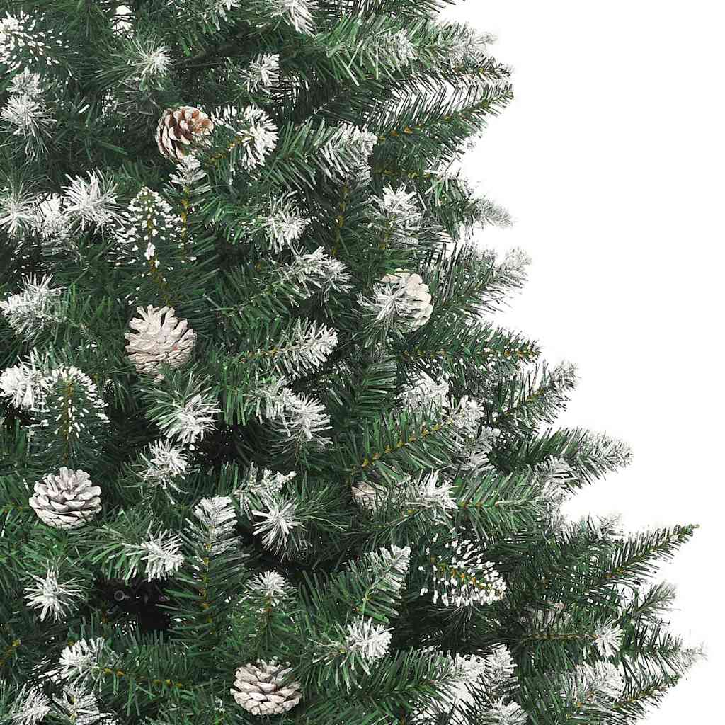 Kunstig juletre med 300 LED grønn 180 cm PVC og plast og stål