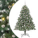 Kunstig juletre med 300 LED grønn 180 cm PVC og plast og stål