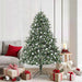 Kunstig juletre med 300 LED grønn 180 cm PVC og plast og stål