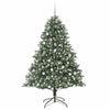 Kunstig juletre grønn 126 x 126 x 180 cm PVC og plast og stål