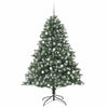 Kunstig juletre grønn 126 x 126 x 180 cm PVC og plast og stål