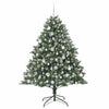 Kunstig juletre grønn 126 x 126 x 180 cm PVC og plast og stål