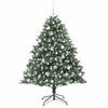 Kunstig juletre grønn 126 x 126 x 180 cm PVC og plast og stål
