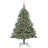 Kunstig juletre grønn 126 x 126 x 180 cm PVC og plast og stål