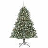 Kunstig juletre grønn 140 x 140 x 210 cm PVC og plast og stål