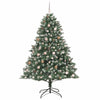 Kunstig juletre grønn 140 x 140 x 210 cm PVC og plast og stål