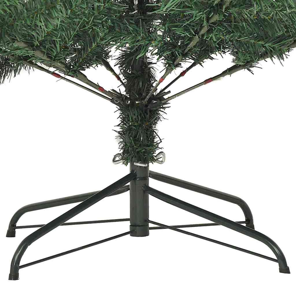 Kunstig juletre grønn 140 x 140 x 210 cm PVC og plast og stål