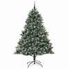 Kunstig juletre grønn 140 x 140 x 210 cm PVC og plast og stål