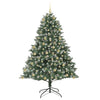 Kunstig juletre grønn 140 x 140 x 210 cm PVC og plast og stål