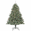 Kunstig juletre grønn 160 x 160 x 240 cm PVC og plast og stål