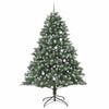 Kunstig juletre grønn 160 x 160 x 240 cm PVC og plast og stål
