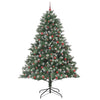 Kunstig juletre grønn 160 x 160 x 240 cm PVC og plast og stål