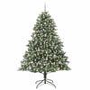 Kunstig juletre grønn 160 x 160 x 240 cm PVC og plast og stål