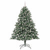 Kunstig juletre grønn 160 x 160 x 240 cm PVC og plast og stål