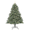 Kunstig juletre grønn 160 x 160 x 240 cm PVC og plast og stål