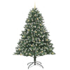 Kunstig juletre grønn 160 x 160 x 240 cm PVC og plast og stål