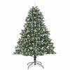 Kunstig juletre grønn 160 x 160 x 240 cm PVC og plast og stål