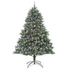 Kunstig juletre grønn 160 x 160 x 240 cm PVC og plast og stål