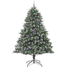 Kunstig juletre grønn 160 x 160 x 240 cm PVC og plast og stål