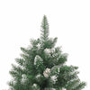 Kunstig juletre grønn 160 x 160 x 240 cm PVC og plast og stål