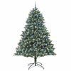 Kunstig juletre grønn 160 x 160 x 240 cm PVC og plast og stål