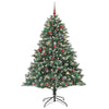 Kunstig juletre grønn 160 x 160 x 240 cm PVC og plast og stål