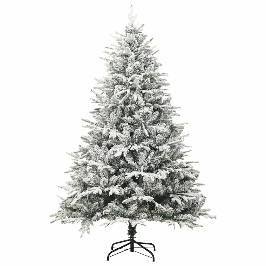 Kunstig forbelyst juletre med 300 LED grønn 180 cm PVC og PE
