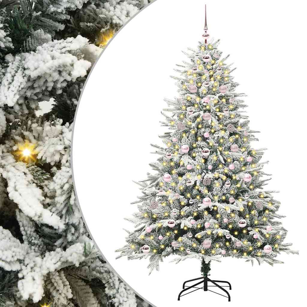 Kunstig Forhåndsbelyst Juletre med Ballettsett grønn 180 cm