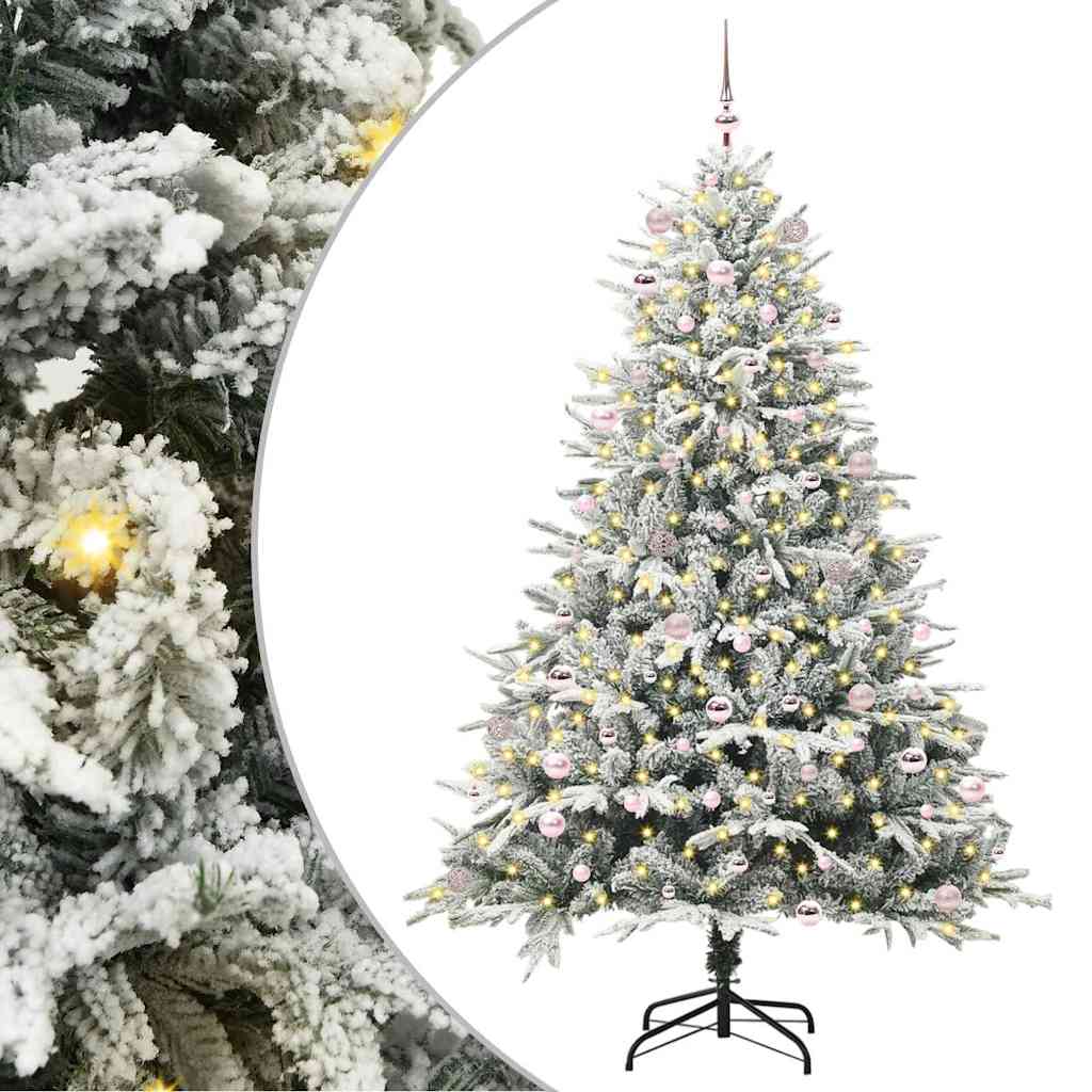 Kunstig Forhåndsbelyst Juletre med Ballettsett grønn 240 cm