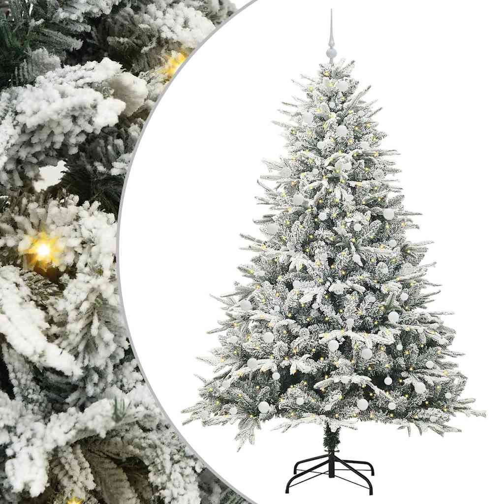 Kunstig Forhåndsbelyst Juletre med Ballettsett grønn 240 cm