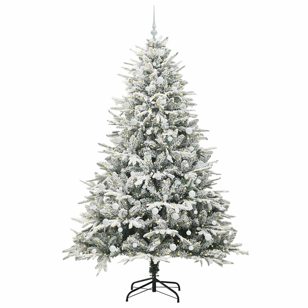 Kunstig Forhåndsbelyst Juletre med Ballettsett grønn 240 cm