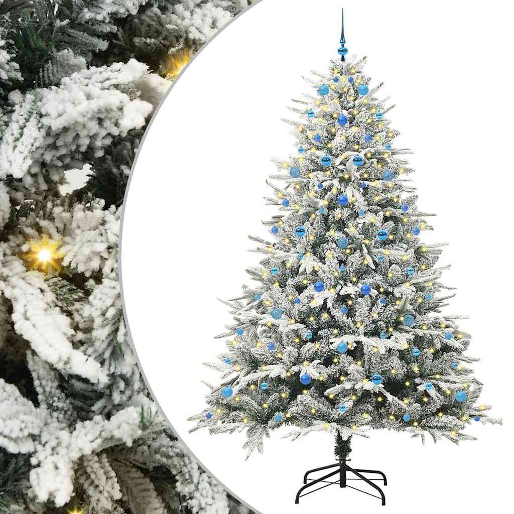 Kunstig Forhåndsbelyst Juletre med Ballettsett grønn 240 cm