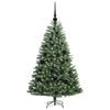 Kunstig sammensatt juletre grønn 120 cm PVC og metall
