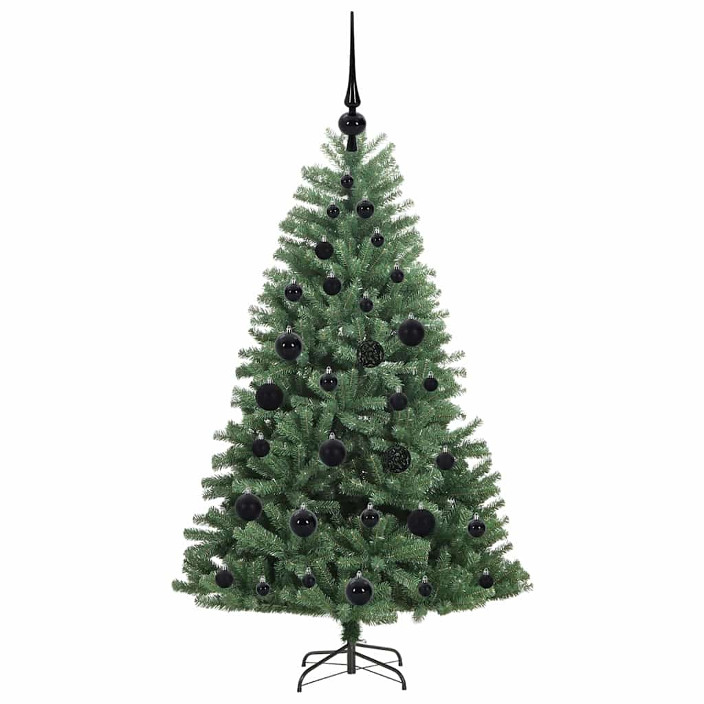 Kunstig sammensatt juletre grønn 120 cm PVC og metall
