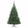 Kunstig sammensatt juletre grønn 120 cm PVC og metall