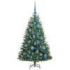 Kunstig sammensatt juletre grønn 120 cm PVC og metall