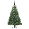 Kunstig sammensatt juletre grønn 150 cm PVC og metall