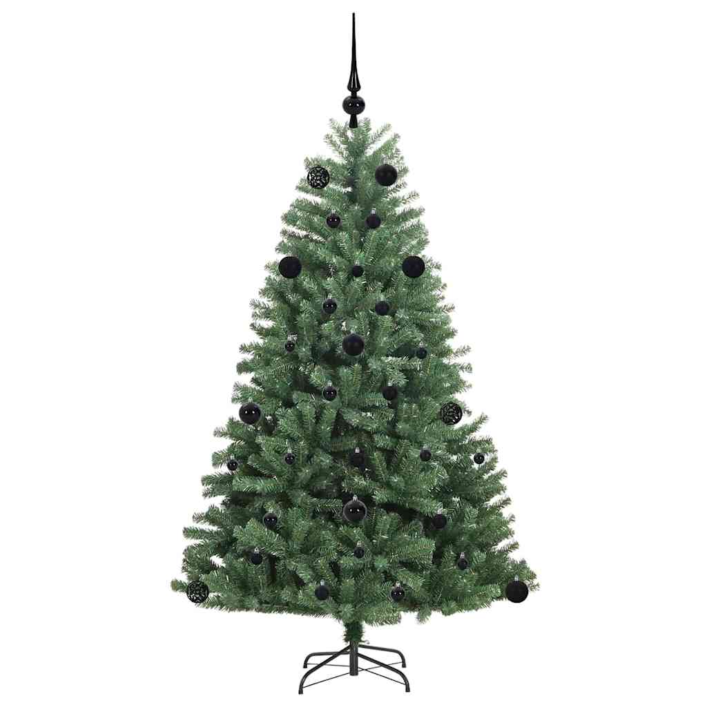 Kunstig sammensatt juletre grønn 150 cm PVC og metall
