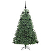 Kunstig sammensatt juletre grønn 150 cm PVC og metall