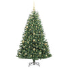 Kunstig sammensatt juletre grønn 150 cm PVC og metall