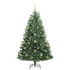 Kunstig sammensatt juletre grønn 150 cm PVC og metall