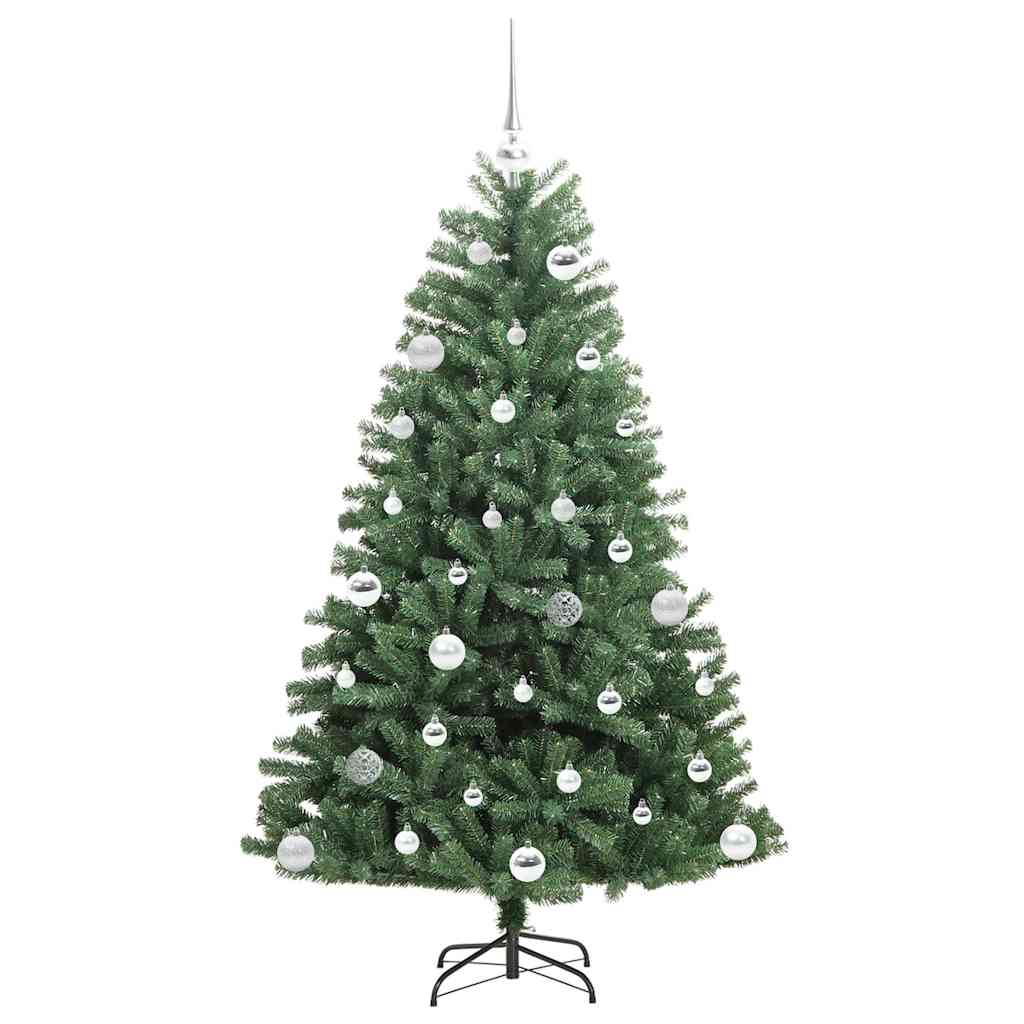 Kunstig sammensatt juletre grønn 150 cm PVC og metall