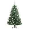 Kunstig sammensatt juletre grønn 150 cm PVC og metall