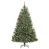 Kunstig sammensatt juletre grønn 180 cm PVC og metall
