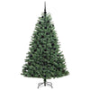 Kunstig sammensatt juletre grønn 180 cm PVC og metall