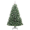 Kunstig sammensatt juletre grønn 180 cm PVC og metall