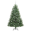 Kunstig sammensatt juletre grønn 180 cm PVC og metall