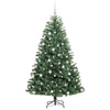 Kunstig sammensatt juletre grønn 180 cm PVC og metall
