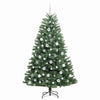 Kunstig sammensatt juletre grønn 180 cm PVC og metall