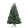 Kunstig sammensatt juletre grønn 210 cm PVC og metall